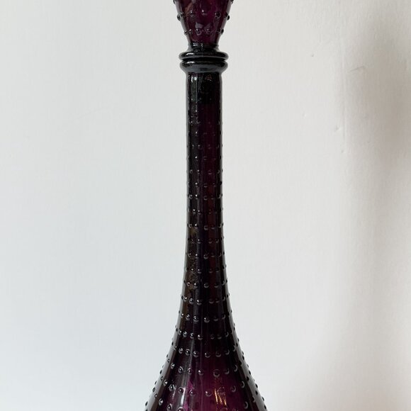 Mid 20th Century Guildcraft Empoli Italy Genie Bottle or Decanter With Stopper - Picture 3 of 11